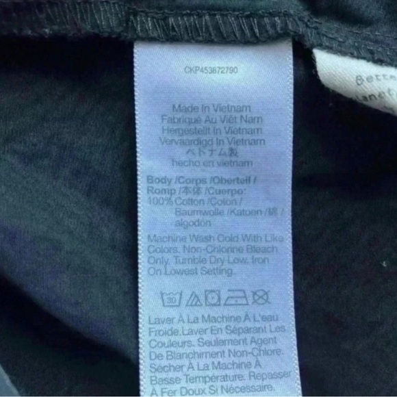 Madewell Poplin Crewneck Bubble-Sleeve Mini Dress Black - Picture 8 of 9